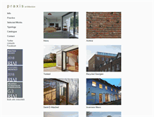Tablet Screenshot of praxis-architecture.com